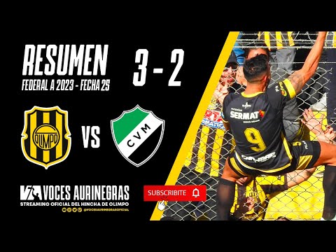 RESUMEN OLIMPO 3 - 2 VILLA MITRE - FECHA 25 - FEDERAL 2023.