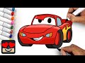 How To Draw Lightning McQueen Cars