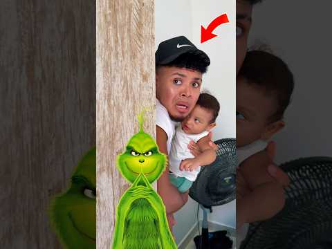 El grinch se quería llevar a mi hijo 😭😭😱 #shorts #viralshorts #viral #viralvideo #fyp #video