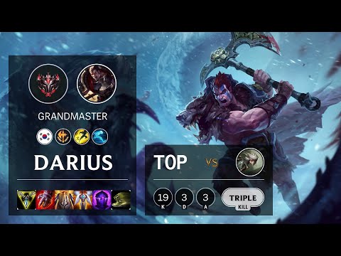 Darius Top vs Camille - KR Grandmaster Patch 10.21