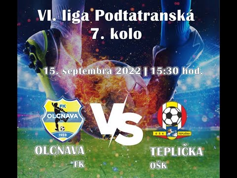 FK Olcnava - OŠK Teplička