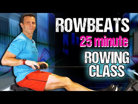 Intense 25 minute interval rowing workout | RowBeats Sweat Sesh: 25 Min Interval RowAlong Workout