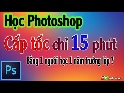 Học photoshop cấp tốc