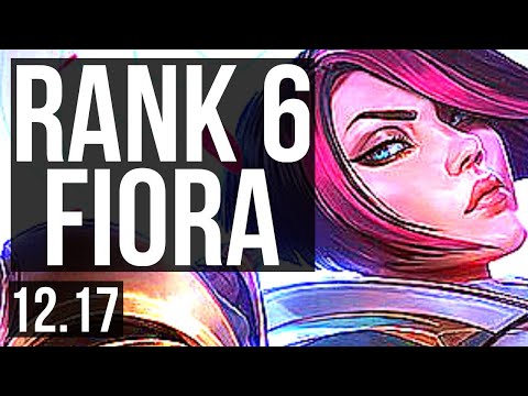 FIORA vs JAX (TOP) | 13/1/8, Rank 6 Fiora, 7 solo kills, Legendary | EUW Challenger | 12.17