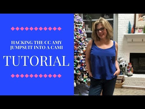 Closet Case Amy Jumpsuit Hacked into a Cami