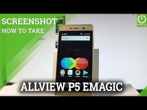 ALLVIEW P5 eMagic How to Take Screenshot / Capture Screen