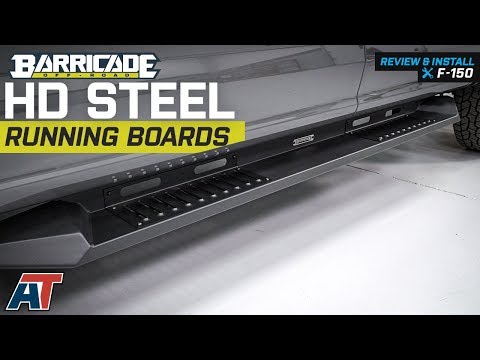 2015-2018 F150 Barricade HD Steel Running Boards SuperCab & SuperCrew Review & Install