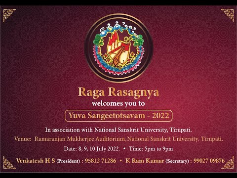 Raga Rasagnya Youth festival 2022 - First Day Concert 3