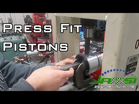 Installing Press Fit Pistons - 340 Buick V8 - Two Methods@JAMSIONLINE