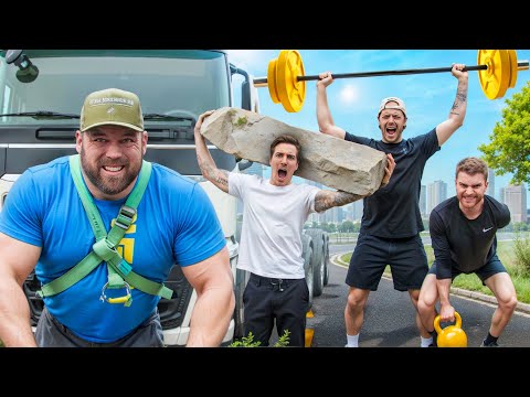 ÄTER OCH TRÄNAR MED SVERIGES STARKASTE MAN.