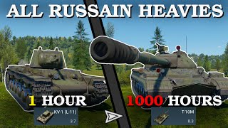 Every Russian Heavy Tank || 5 Kills In Each Tank