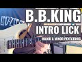 B.B. King Blues Intro Lick - Arpeggios | Mixing Major & Minor Pentatonic