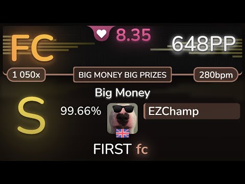8.4⭐ EZChamp | The Quick Brown Fox - Big Money [BIG MONEY BIG PRIZES] 99.66% FC 648pp - osu!