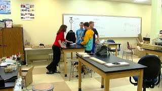 Students design tools for classmate with rare disorder