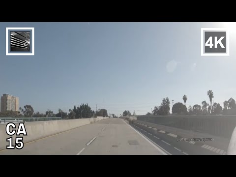Dirigindo pela rodovia estadual da Califórnia, rota 15, San Diego