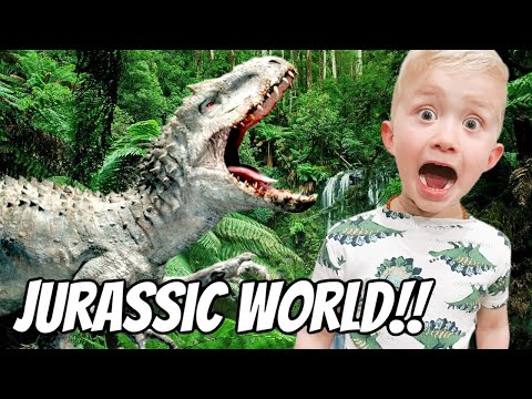 We Survived JURASSIC WORLD!!!