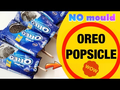 Oreo icecream/oreo popsicle without mould/ oreo icecream in tamil/ oreo popsicle with 2 ingredients