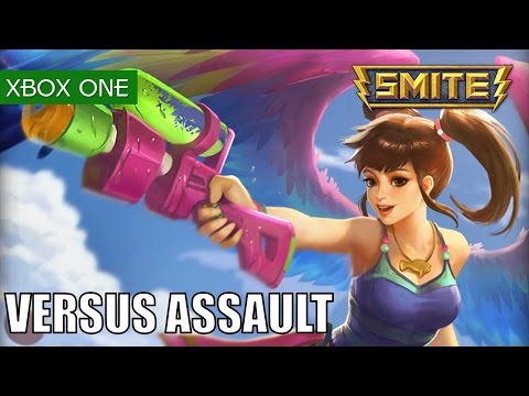 SMITE Gameplay Xbox One Assault Versus as Jing Wei - Bringing a squirt gun to Assault