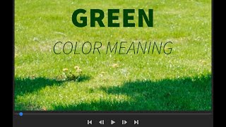 All About GREEN - Color Meaning & Artistic Expression of Green