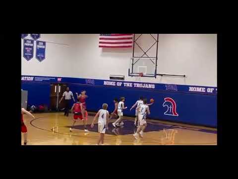 Uriah Boutte - Off the glass alley oop Dunk- 10th Grade John Paul II High