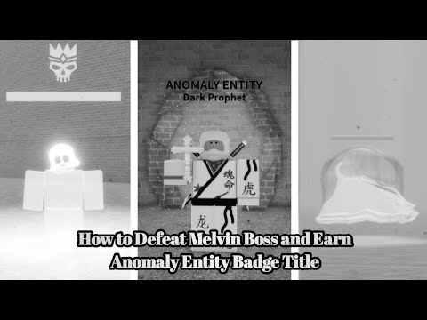 Unknown: How to Beat Melvin Boss and Get Anomaly Entity Title in Area 51 [ALPHA] Roblox