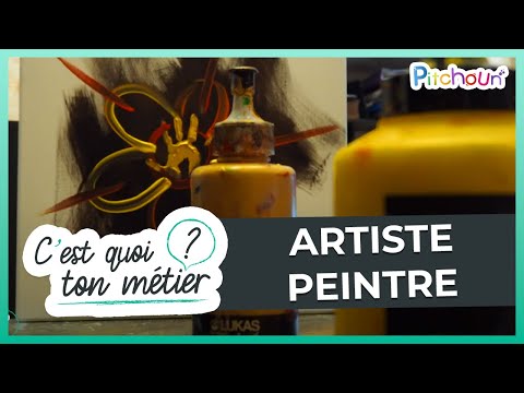 Découverte du métier d'Artiste Peintre - C'est quoi ton métier ?