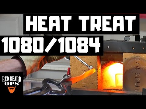 How to Heat Treat 1080 / 1084 - The Most Forgiving Steel