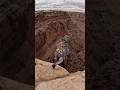 She couldn’t wait to jump at Rope Swing Moab! 8 years old!