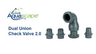Pond Product - Aquascape Dual Union Check Valve 2.0