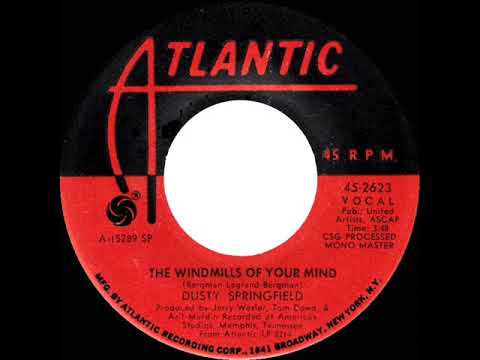 1969 HITS ARCHIVE: The Windmills Of Your Mind - Dusty Springfield (mono 45)
