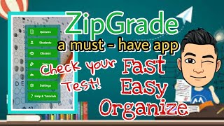 Checking of Test [Fast-Accurate-Organize] using ZipGrade App Tutorial