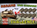 WW2 SHERMANS VS ABRAMS - CHALLENGE! - How many WW2 M4A1 does it take to Win? - WAR THUNDER