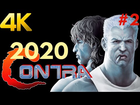 CONTRA 2020 4K PC Complete Gameplay #2 - Stage 3 : Waterfall