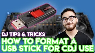 How To Format a USB Drive For CDJ Use - DJ Tips & Tricks - Works On Windows PCs and Macs (FAT32)