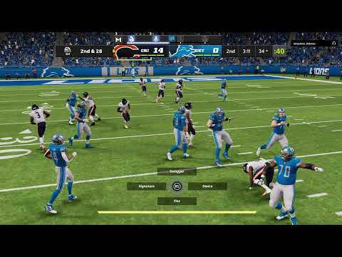 Madden NFL 22 Online franchise vs lions