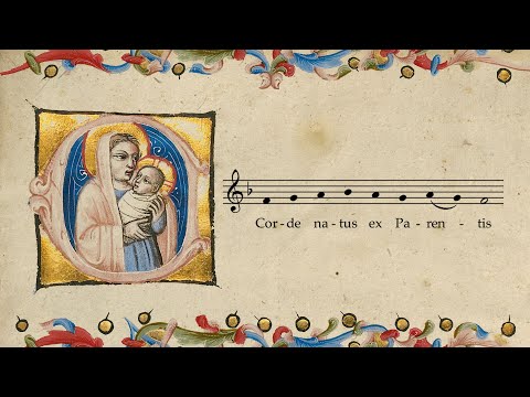 Corde Natus Ex Parentis - Of the Father's Love Begotten - Divinum Mysterium (Catholic Latin Chant)