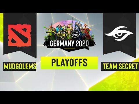 Dota2 - Team Secret vs mudgolems - Game 2 - ESL One Germany 2020 - Playoffs