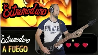 Extremoduro Cover Bass (Tab + Backing track): Destrozando &quot;A fuego&quot;