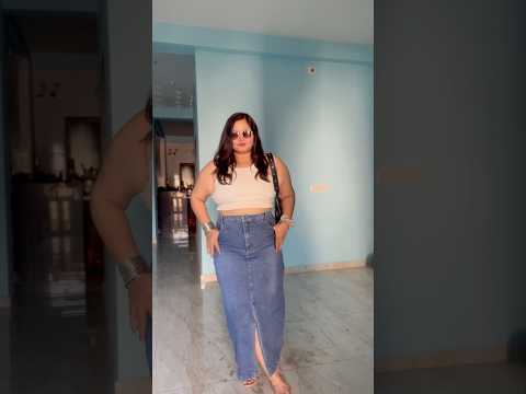 Denim skirt 😍@Meesho #ytshorts #meesho #meeshohaul #skirt