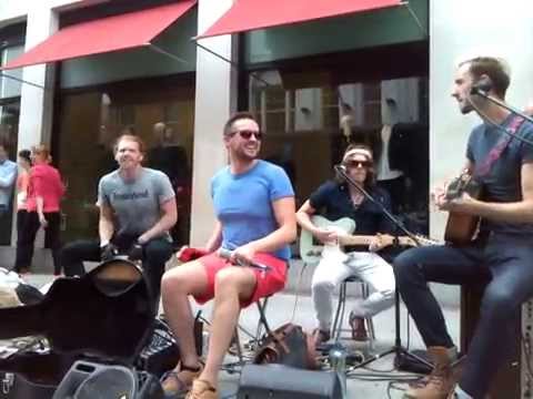 Keywest, "Wake me up" [Grafton street performance, Dublin (20/07/2014)]