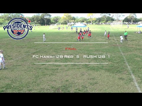 PDC 2022 ʻ12B CHAMPIONSHIP GAME: FC Hawaii 12B Red vs RUSH 12B 02212022