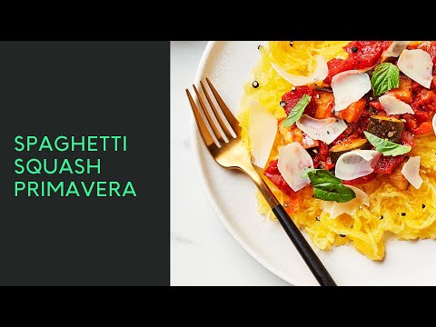 Spaghetti Squash Primavera | 1 Hour & 10 Minutes | Guided Cooking | CHEF iQ Smart Cooker