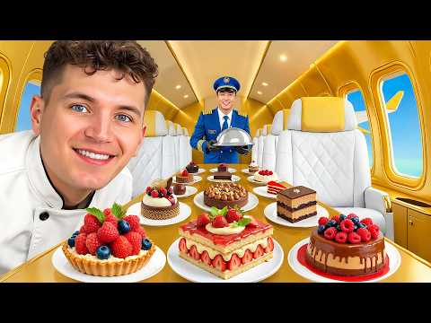 Comida de Avião de $1 vs $100.000