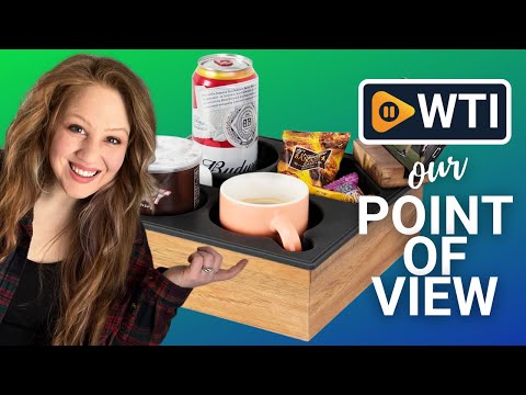 Couch Cup Holder Tray - WTI product video review