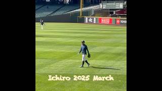 2025年3月 #イチロー さん #マリナーズ 試合前 #Ichiro on the field 2025 March during pre game batting practice