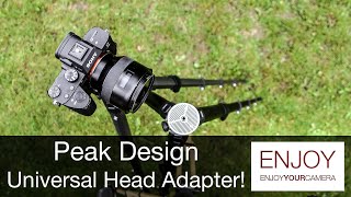 Peak Design Universal Head Adapter - Für alle Videoneiger und Kugelköpfe geeignet!