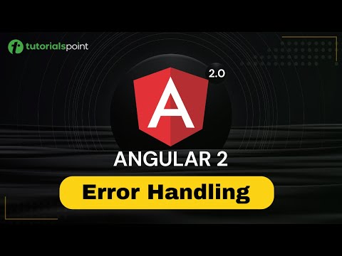 Angular 2 Error Handling Angular 2 Training Tutorialspoint