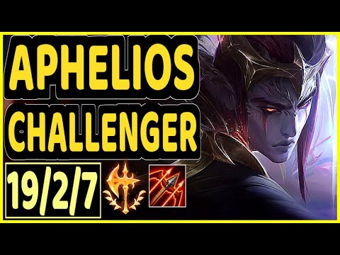 ARIES (APHELIOS) - 19/2/7 KDA CHALLENGER GAMEPLAY - KR