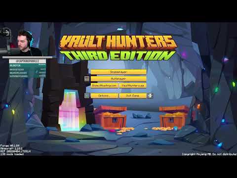 CaptainSparklez “Minecraft: Vault Hunters 1.18 Ep 54 - Pickaxe Go Brrrrrr” Cut Intro