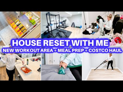 CLEAN WITH ME + HOUSE RESTOCK + RESET | RESET ROUTINE | CLEANING MOTIVATION MEAL PREP|JAMIES JOURNEY